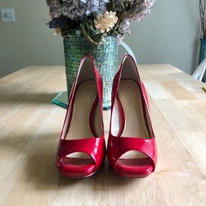 Jessica Simpson 4” Peep Toe Pump, Sz 7, $35